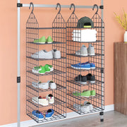 Organizer per Armadio da Appendere con 7 Ripiani 2 pzcod mxl 125528