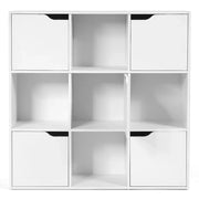 Libreria portaoggetti multifunzionale e salvaspazio 90 x 29 x 90 cm in truciolato grigio 20_0020120