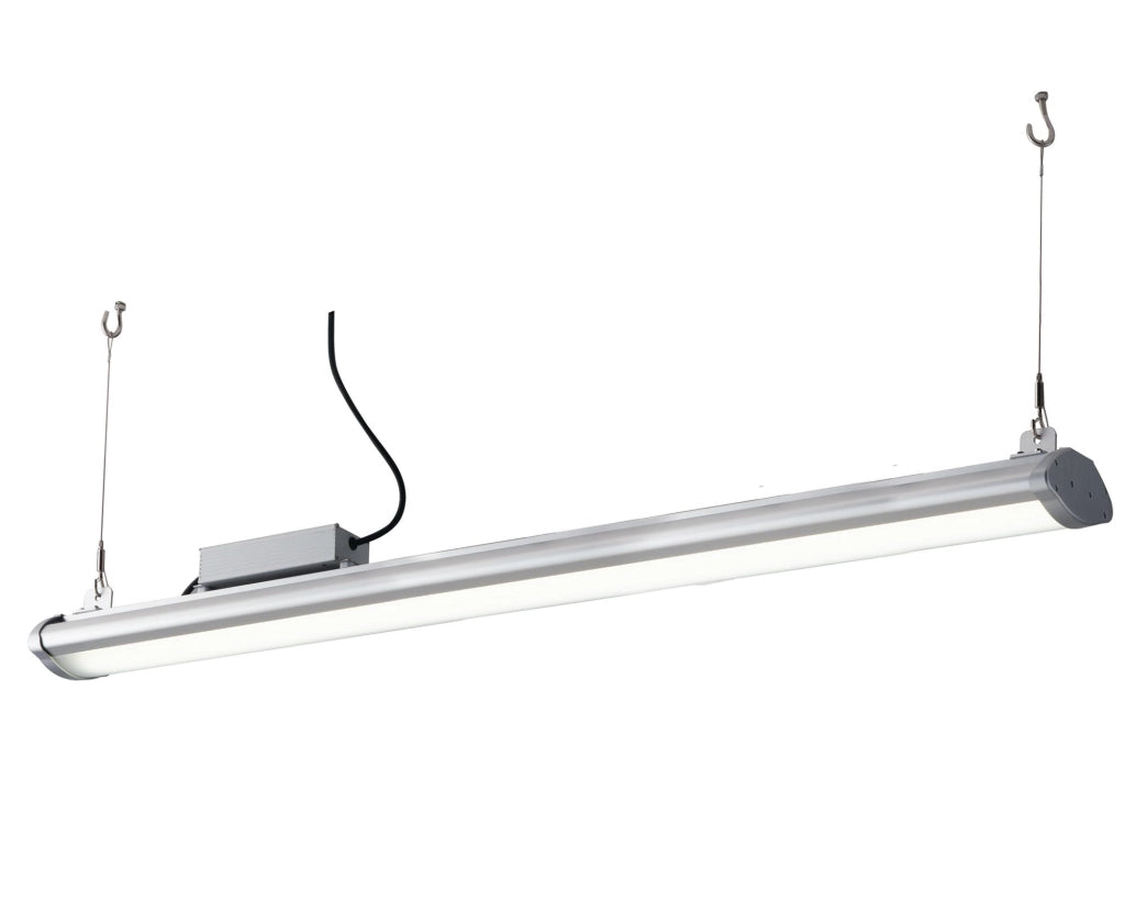 FARO LED HIGH-BAY SUPERIA ARGENTO IN ALLUMINIO 200W 30000LM 4000K IP65 7,2X120,5X13,5 CM.