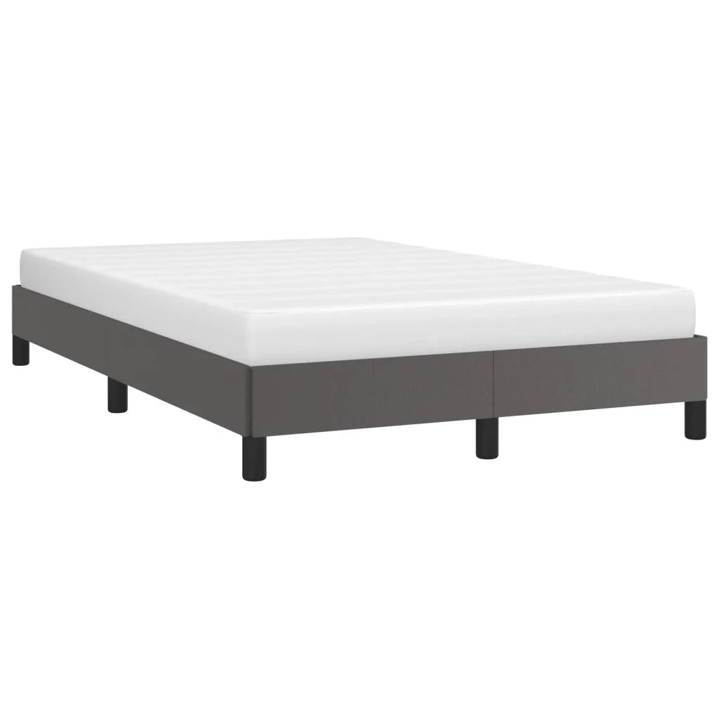 Giroletto senza Materasso Grigio 120x190 cm Similpelle 379500