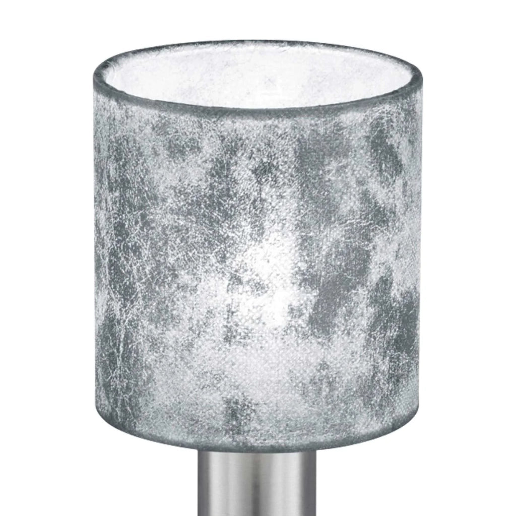 LÚZETE - LAMPADA DA TAVOLO PICCOLO PARALUME ARGENTO