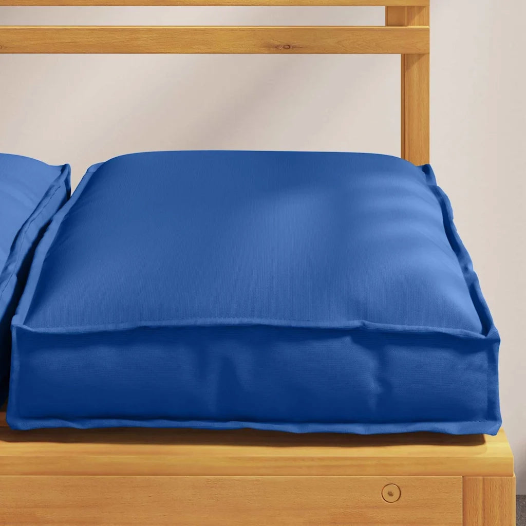 Cuscino 4 pcs Blu Reale 40 x 40 x 8 cm Tessuto Oxford 42001595