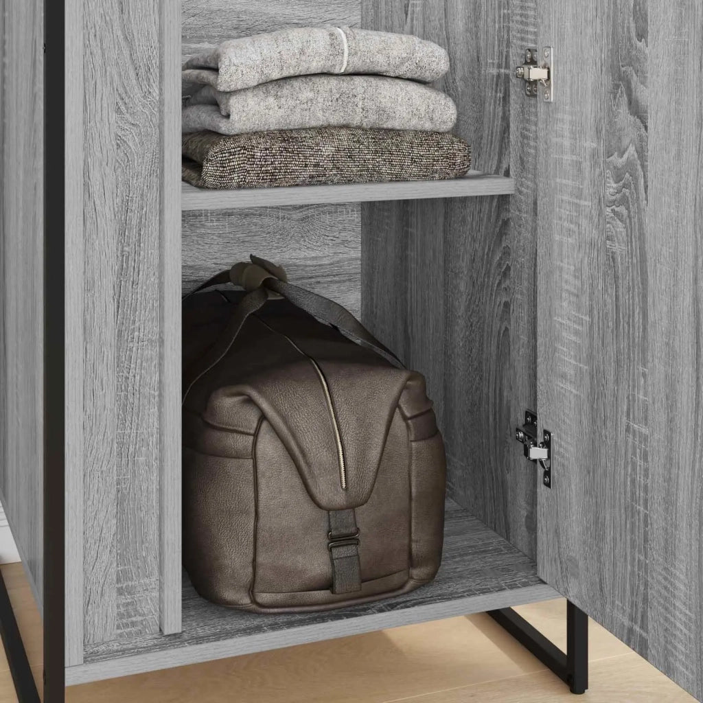 Armadio Grigio Sonoma 50 x 50 x 200 cm Legno multistrato CFW5000460