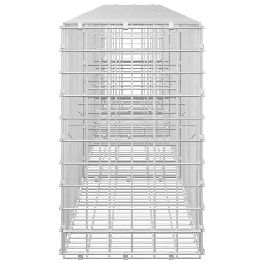 Gabione con filo da 5 mm e rete da 5x5 cm 350x30x50 cm 3464137