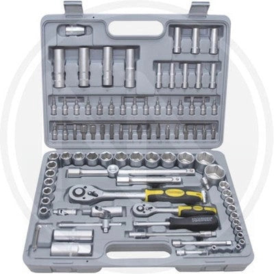 BUSSOLE E BITS IN SERIE PEZZI 94 ATTACCO POLLICI 1/4 IN VALIGETTA ABS