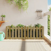 Fioriera da Giardino-Vaso da Esterno-Contenitore per Piante Recinzione 150x50x50cm in Pino Impregnato