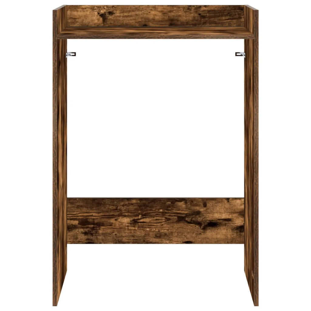 Mobiletto per lavatrice Rovere fumé 67,5 x 48 x 97 cm