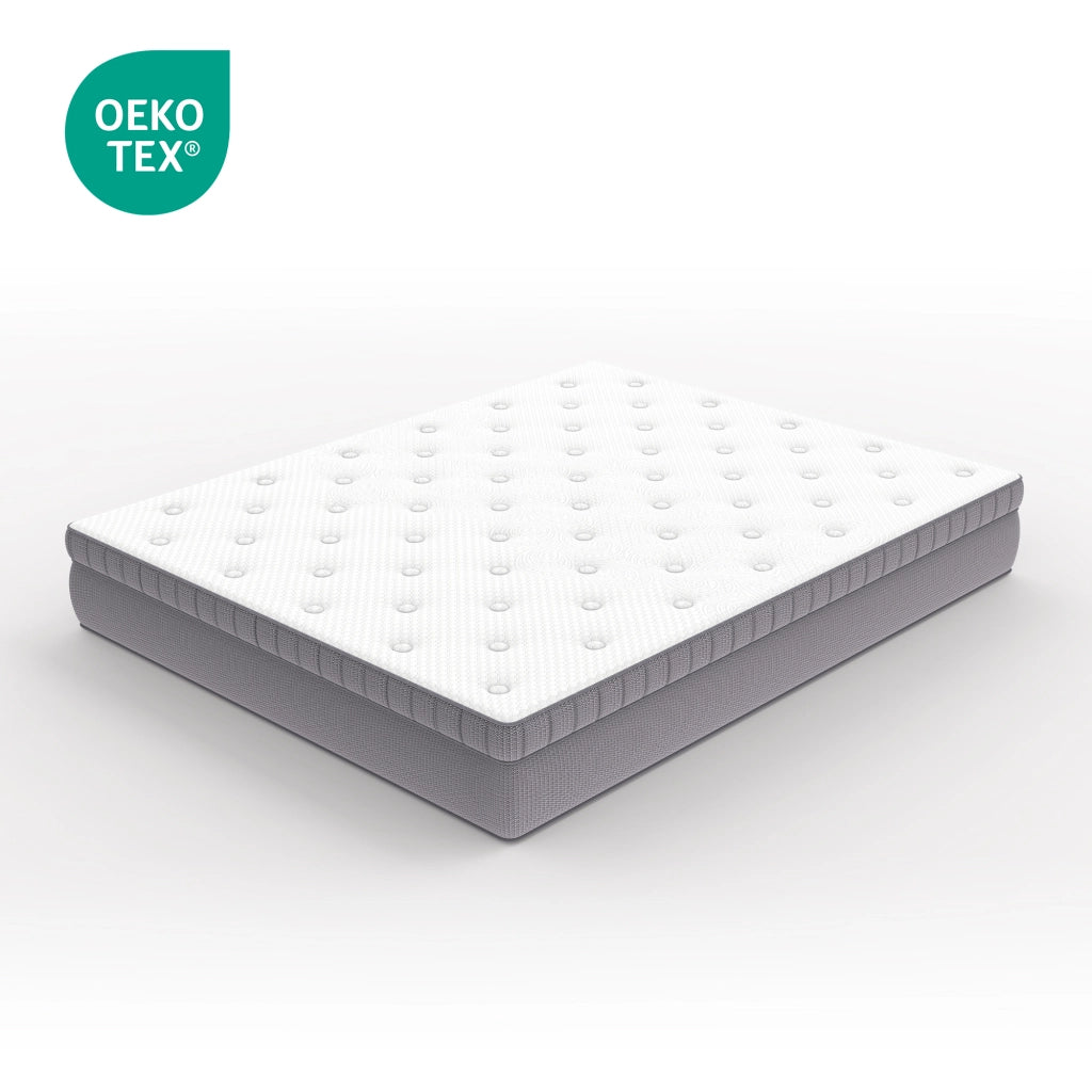 Materasso 160x200 H3 ¨C MINIMAL ¨C Molle Insacchettate 7 Zone Ergonomico con Memory Foam, OEKO-TEX