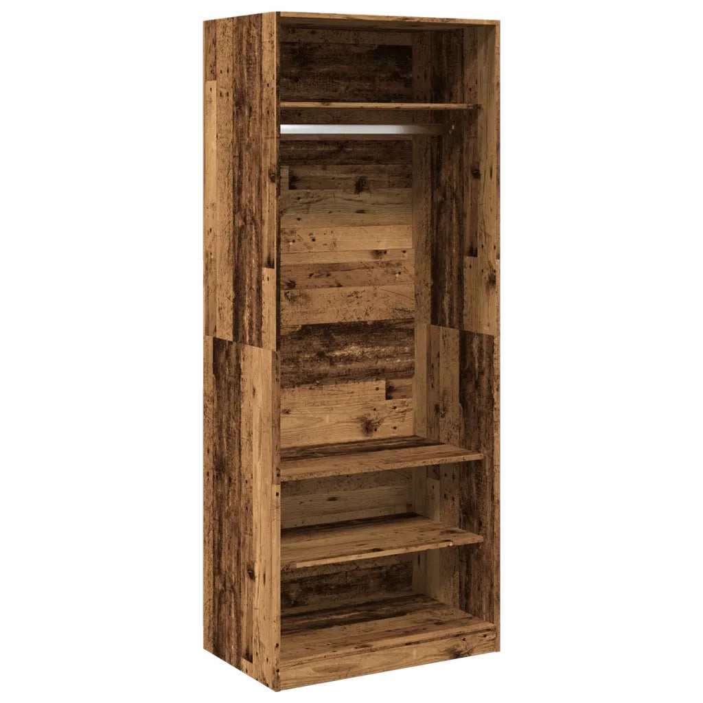 Armadio Legno Antico 80x50x200 cm in Legno Multistrato CFW2277664