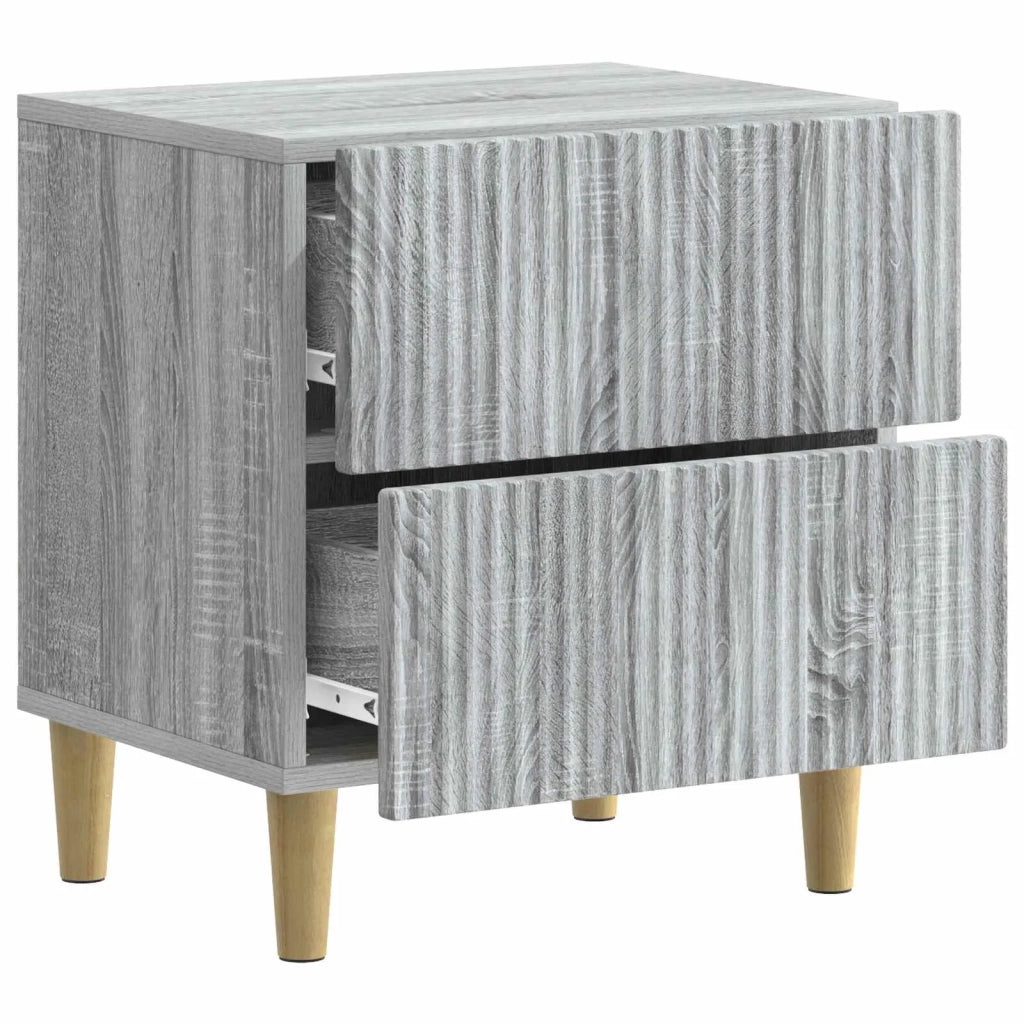Armadio da Notte 2 pcs Grigio Sonoma 43 x 34,5 x 48 cm 894538