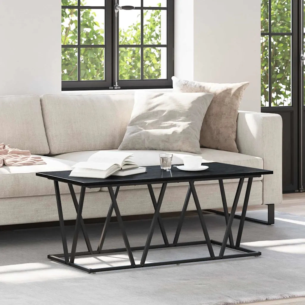 Tavolino da salotto Rovere Nero 100 x 50 x 40 cm 869708