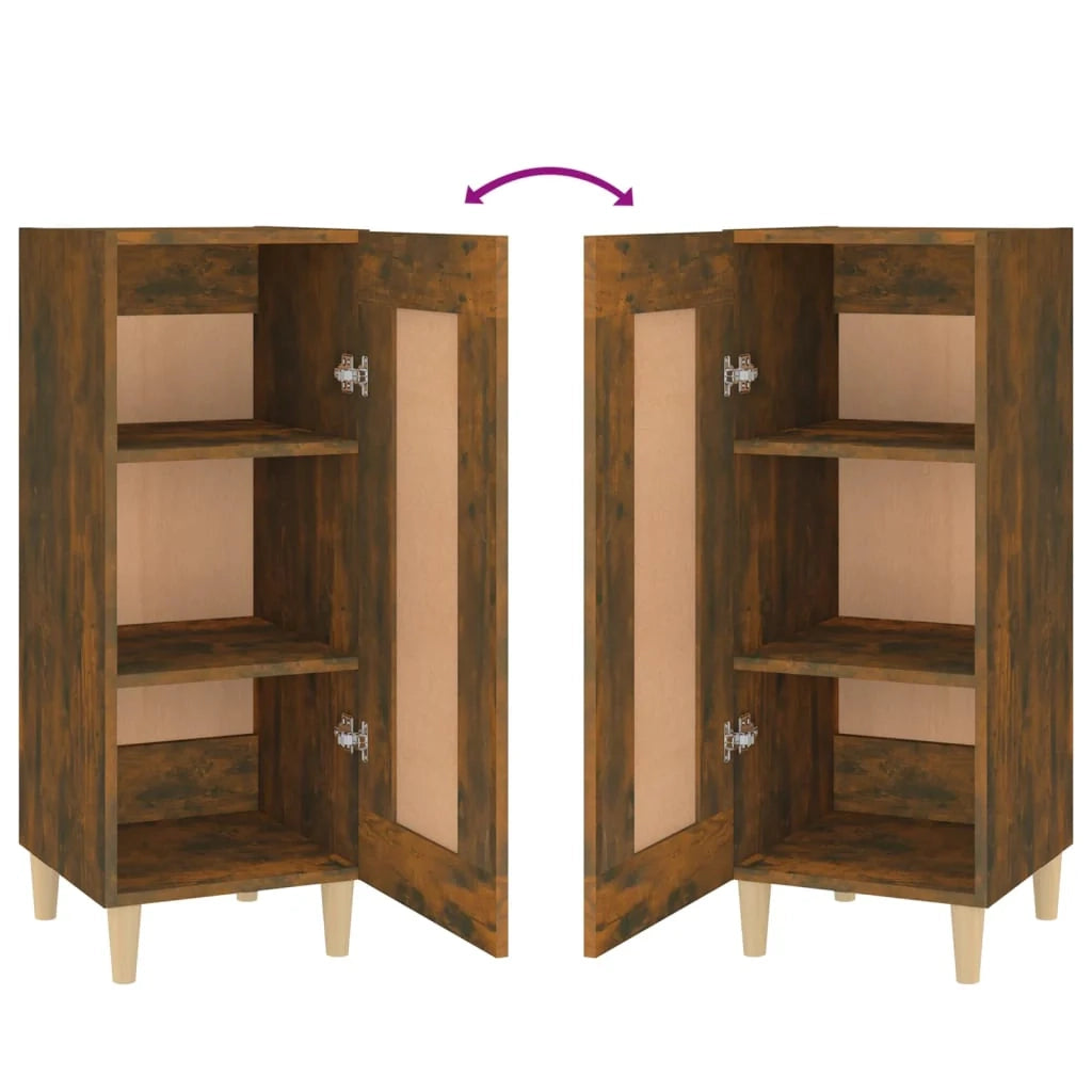 Buffet credenza cassettiera armadio mobile contenitore organizer per cucina soggiorno salotto 34,5 x 34 x 90 cm legno ingegnerizzato marrone 02_0030891