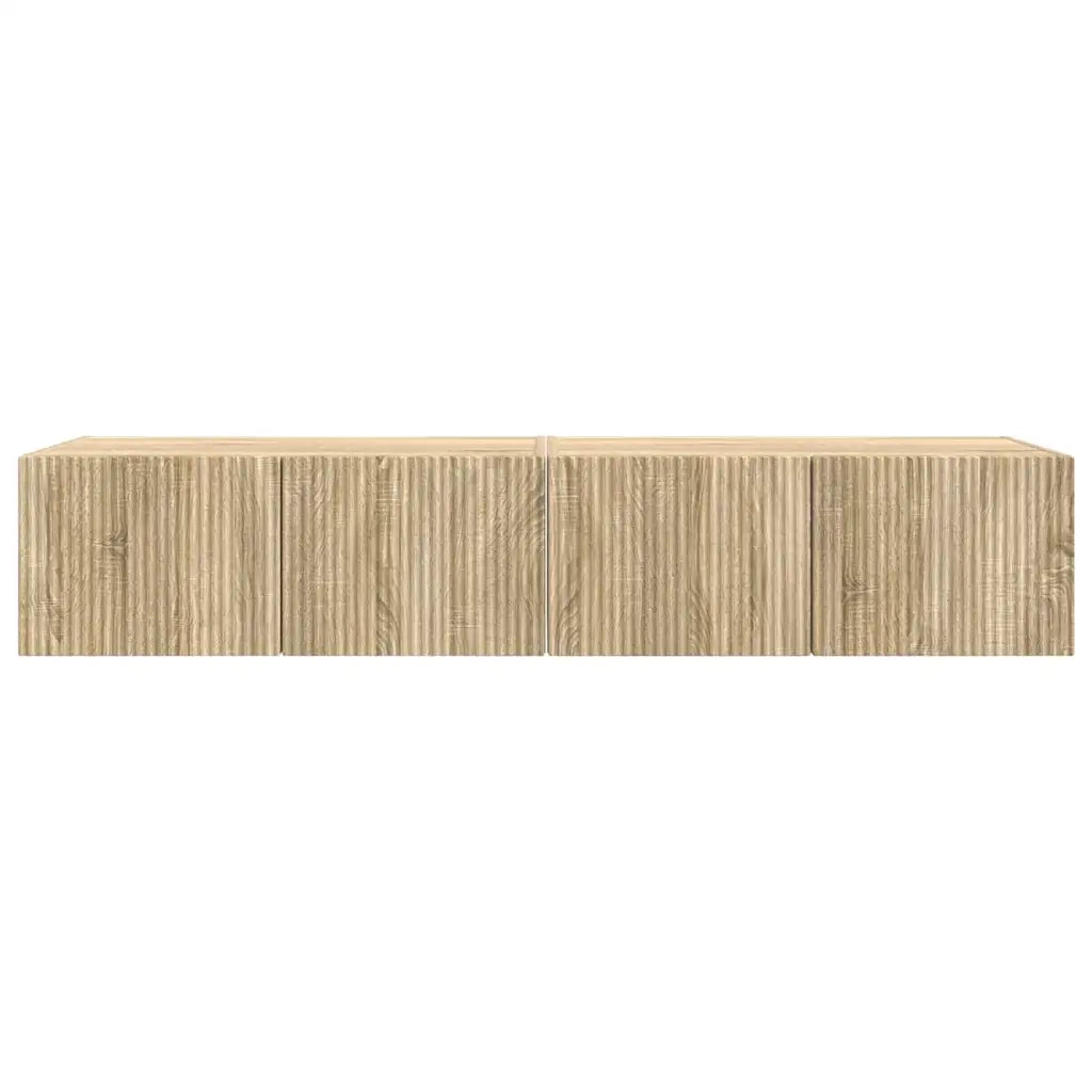 Mobile TV da parete 2 pcs Sonoma 78,5 x 31 x 29,5 cm 892214