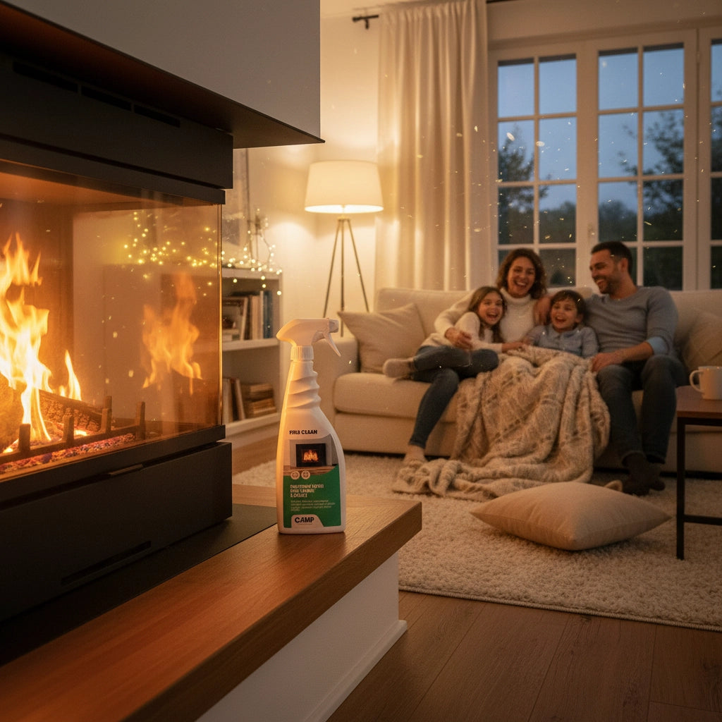 Fire clean 750 ml pulitore decarbonizzante vetri e superfici di camini e stufe