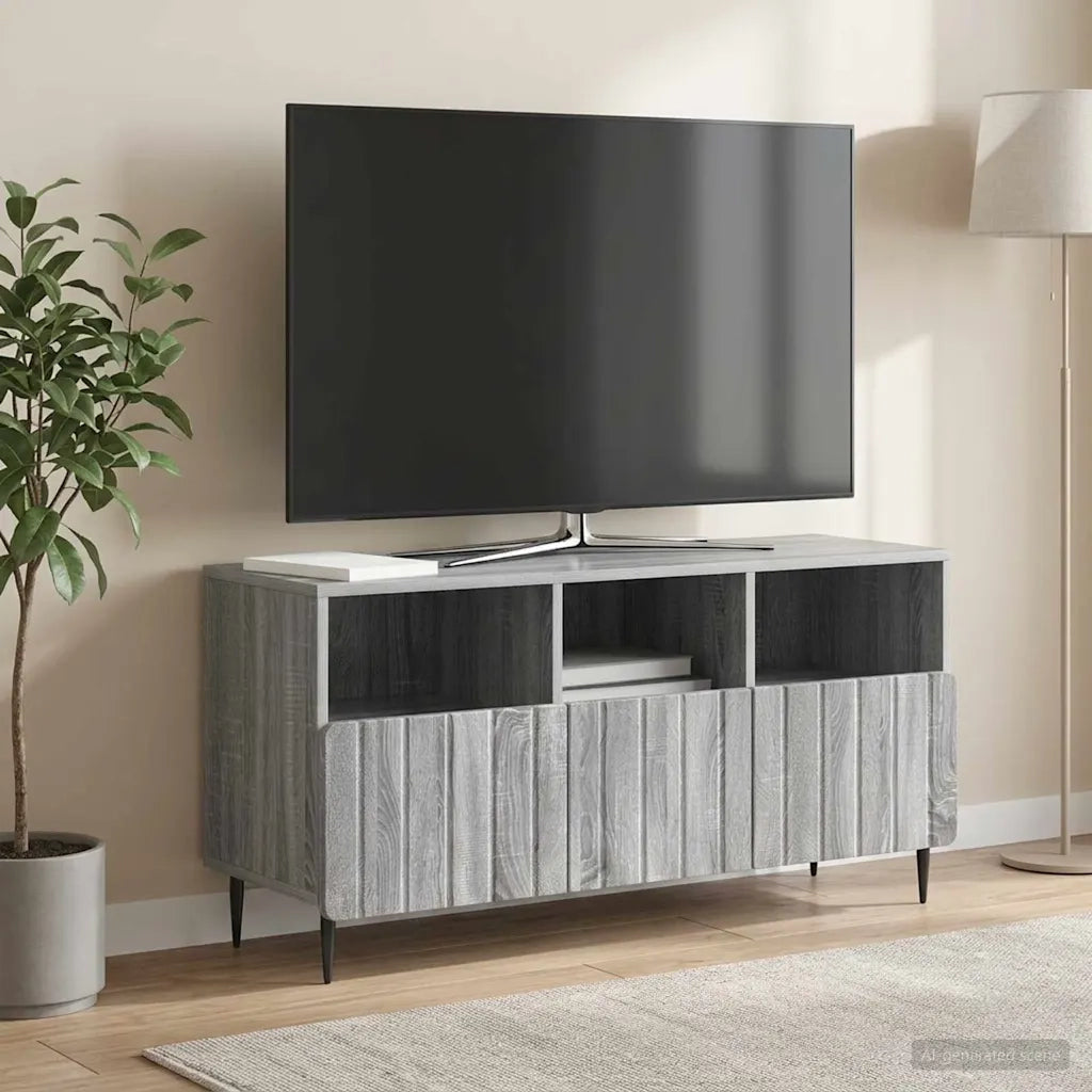 Mobile TV Grigio Sonoma 102 x 34,5 x 50 cm Legno ingegnerizzato 894451