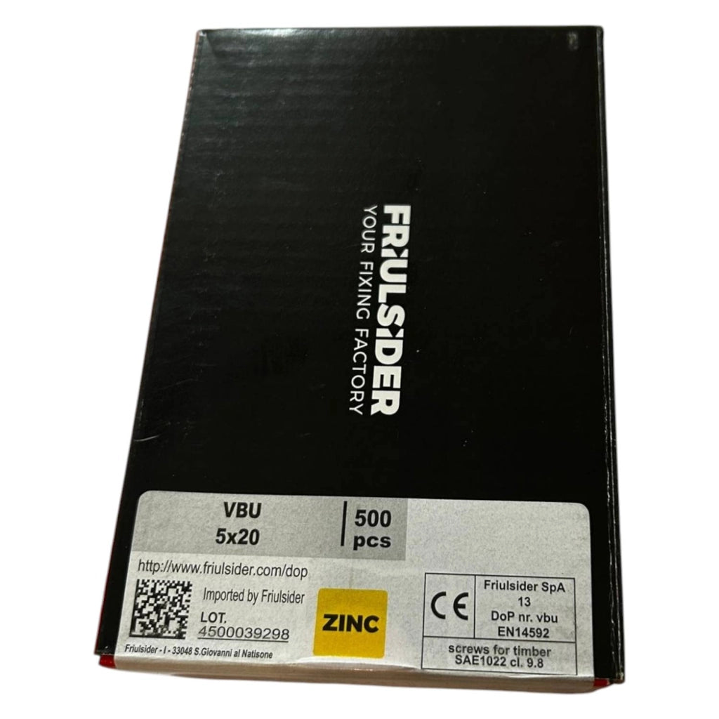 VITI PER TRUCIOLARE ZINCATA GIALLA 5x20 500 PEZZI