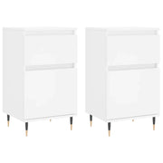 Credenze 2 pz | Madia | Buffet da pranzo | Armadio da pranzo Bianche 40x35x70 cm in Legno Multistrato