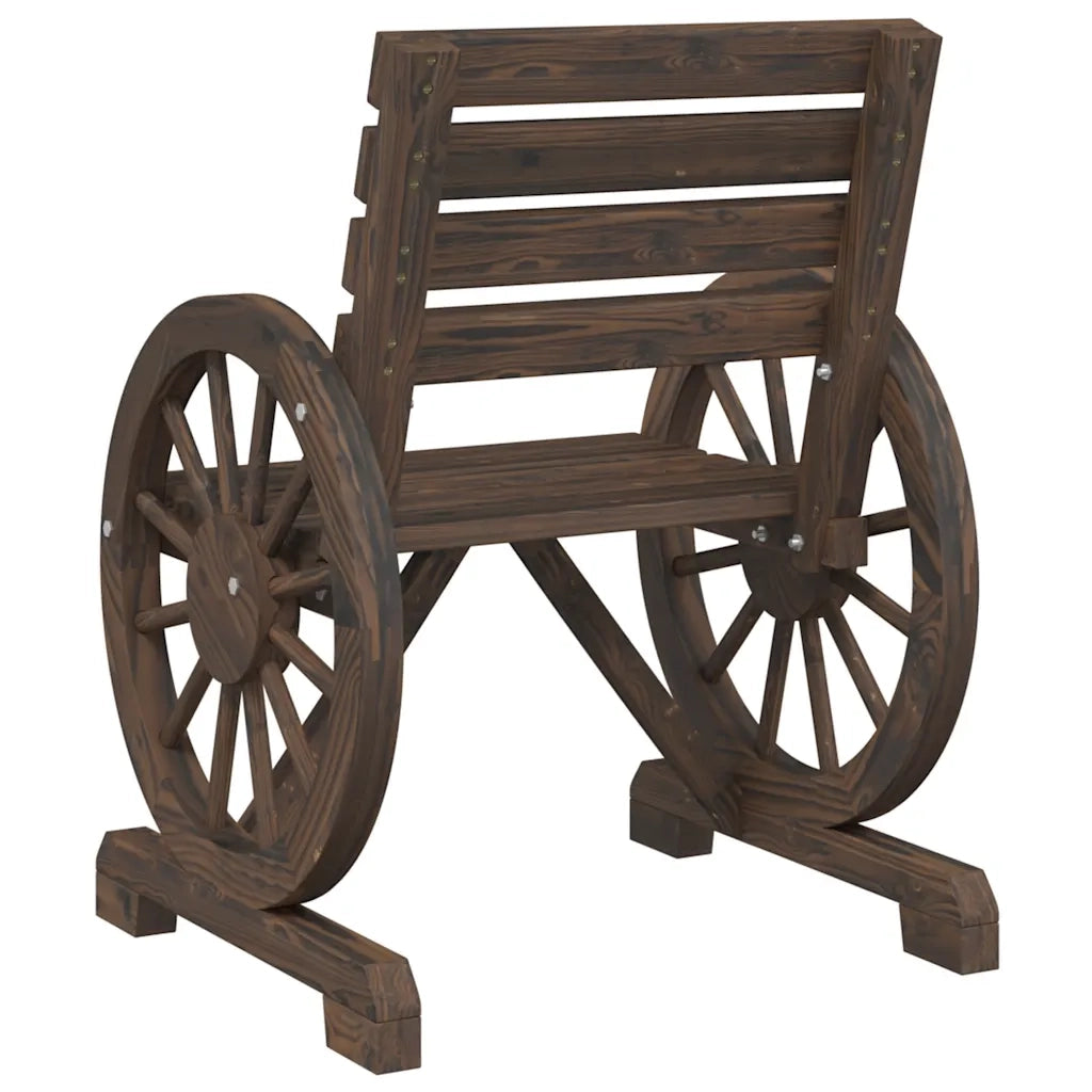 Sedia da patio-Sedie da Giardino 2 pz 58x58x78,5 cm in Legno Massello di Abete 568855
