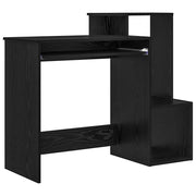 Scrivania | Tavolo da Ufficio Rovere Nero 106 x 41 x 88.5 cm Legno multistrato