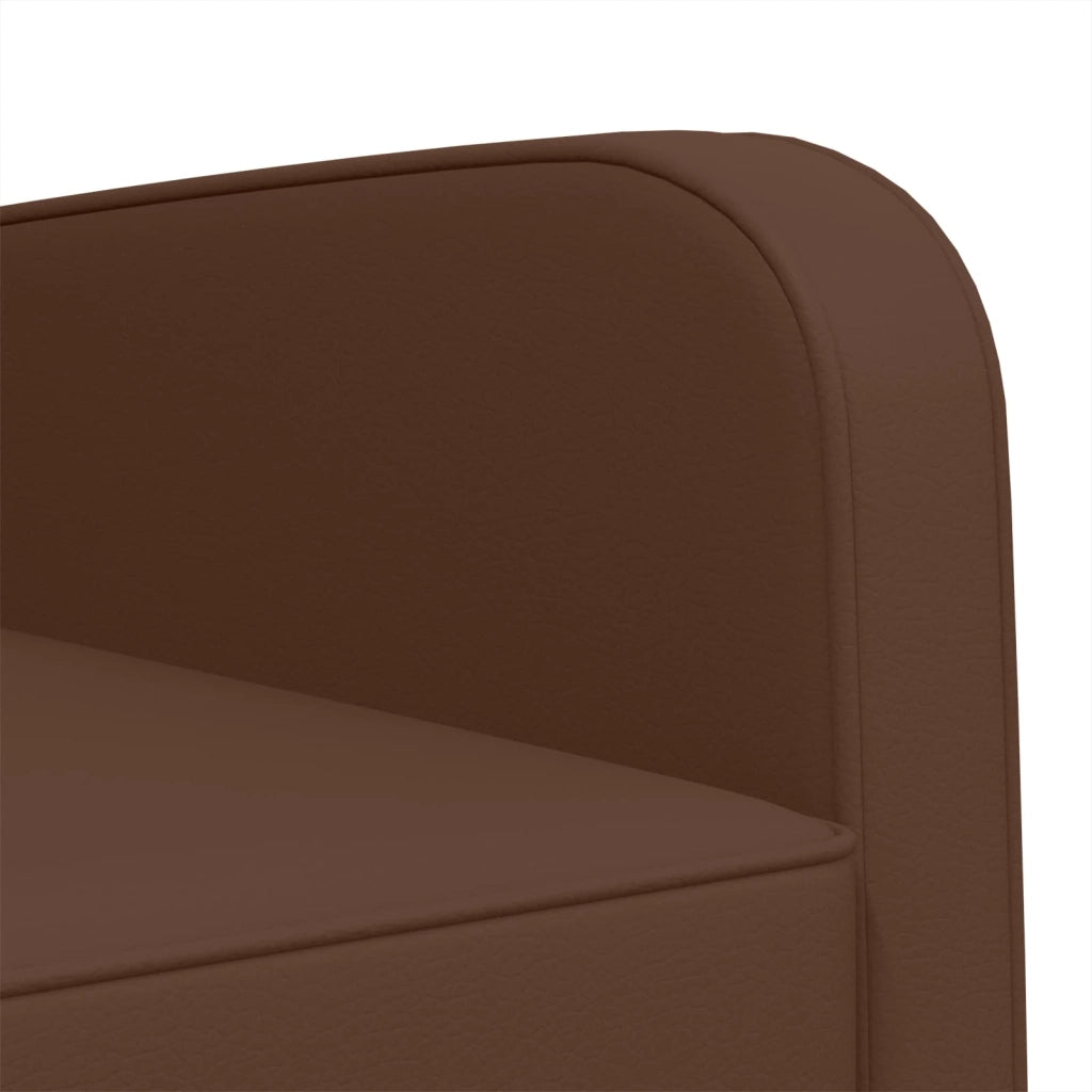 Poltrona Marrone Similpelle 42043428