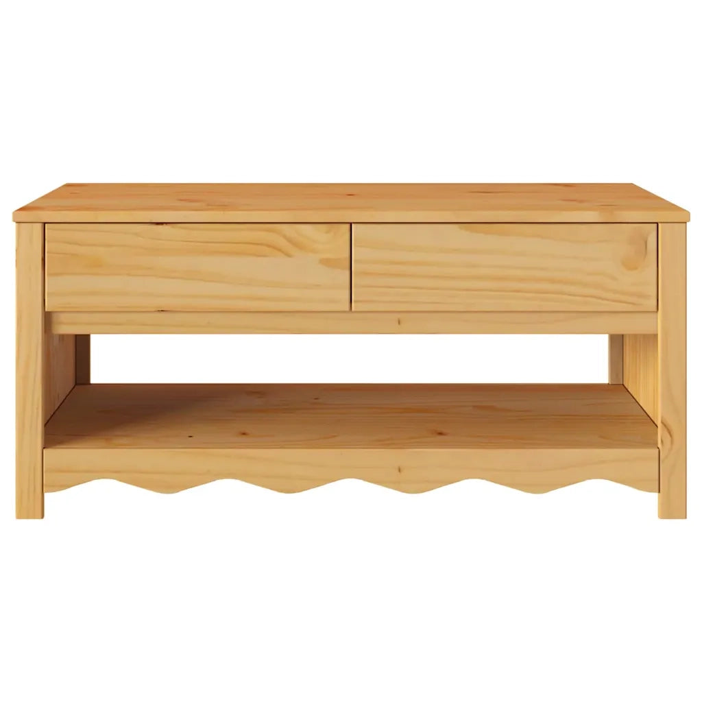 Tavolino da salotto con cassetto Drammen Rovere 99 x 55 x 45 cm 42003044