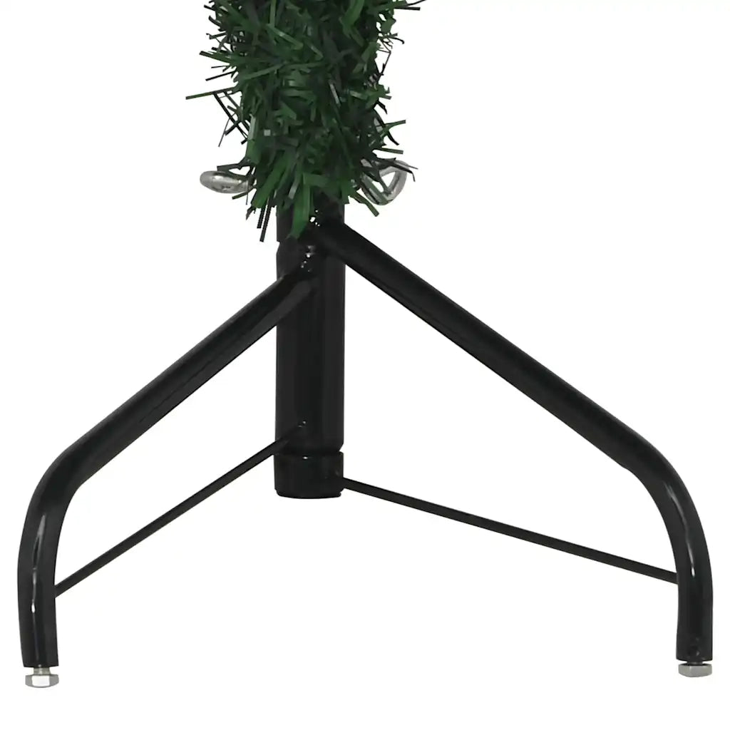 Albero di Natale Artificiale ad Angolo con Supporto Verde 120 cm PVC
