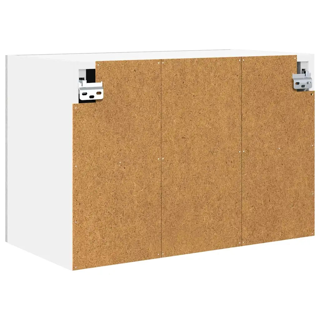 Armadio pensile Grigio Cemento e Bianco 60 x 31 x 40 cm 884168