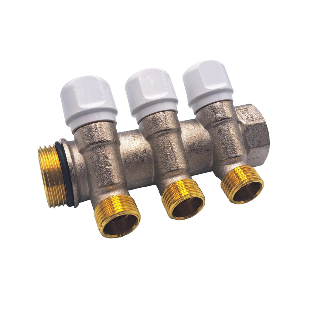 COLLETTORE FASATO CON VITONE- 3/4 x 1/2 3 Vie- TDMB- pezzi 1