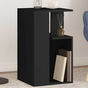 Tavolino Nero 35x35x60 cm in Legno Multistrato 840738