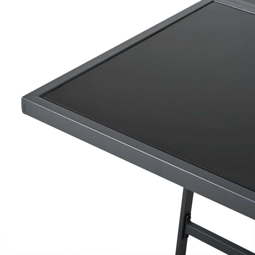 Set Tavolo e Sedie da Giardino 7 Pezzi per 6 Persone ¨C MINIMAL ¨C Vetro Temperato