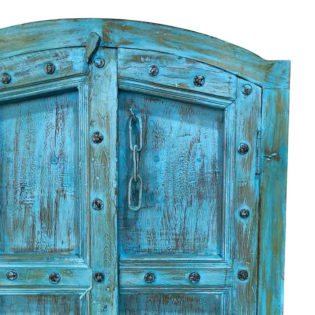 Armadio in legno fatto a mano 90-100x37x170-195h cm