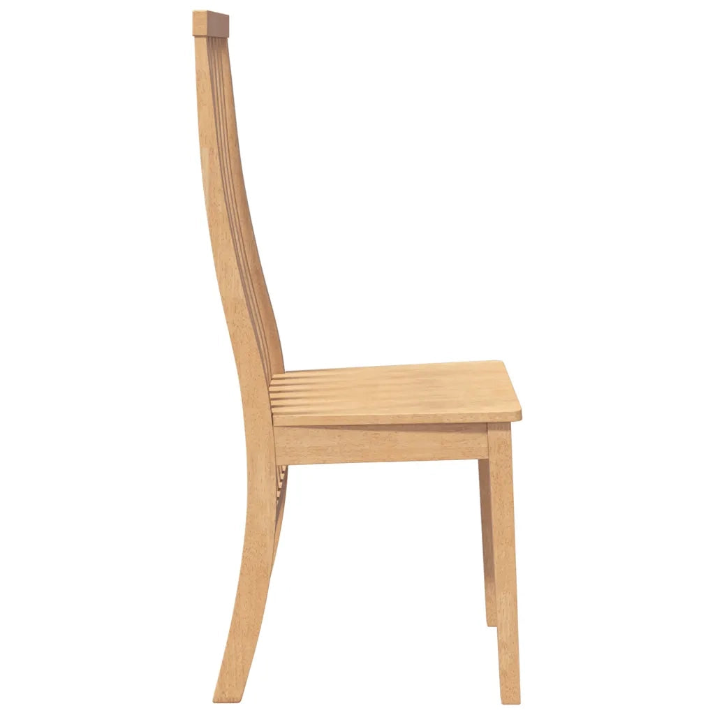 Sedie da Pranzo 2 pz in Legno Massello di Hevea 4102456