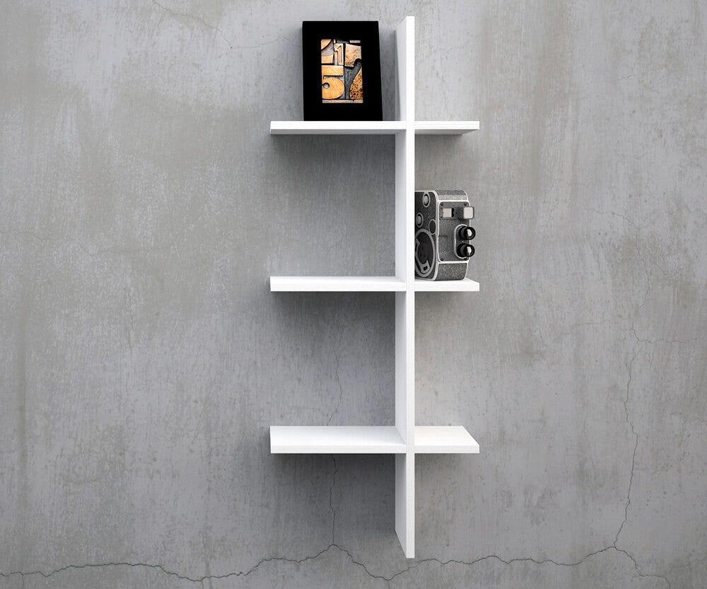 Mensola in MDF 92x15x37cm TFT  Easy Bianco Cenere