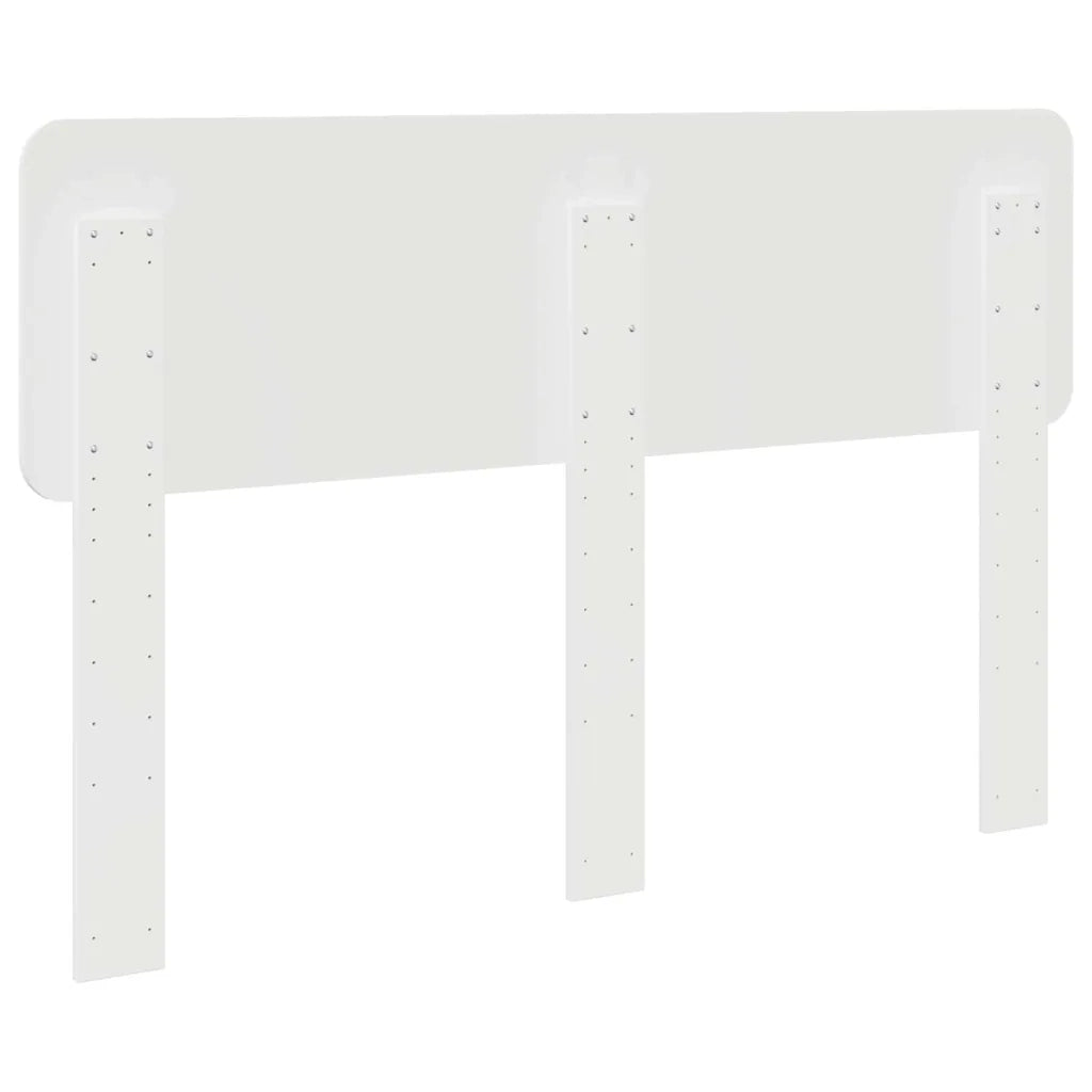 Testiera-Testata-Testiera Decorativa Bianco Lucido 160 cm Legno multistrato 543407