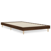 Letto singolo | Letto per adulti | Giroletto senza Materasso Rovere Marrone 90x200cm in Truciolato