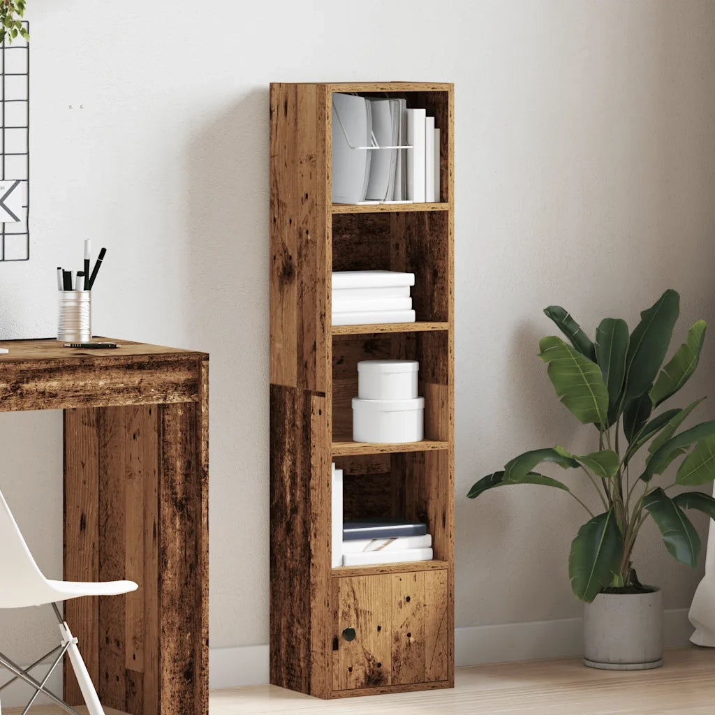 Libreria Legno Vecchio 31x24x127 cm in Legno Multistrato 860353
