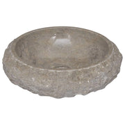 Lavandino da bagno lavabo da appoggio lavabo da WC lavabo da bagno lavabo da interno grigio 40 x 12 cm marmo 02_0002802