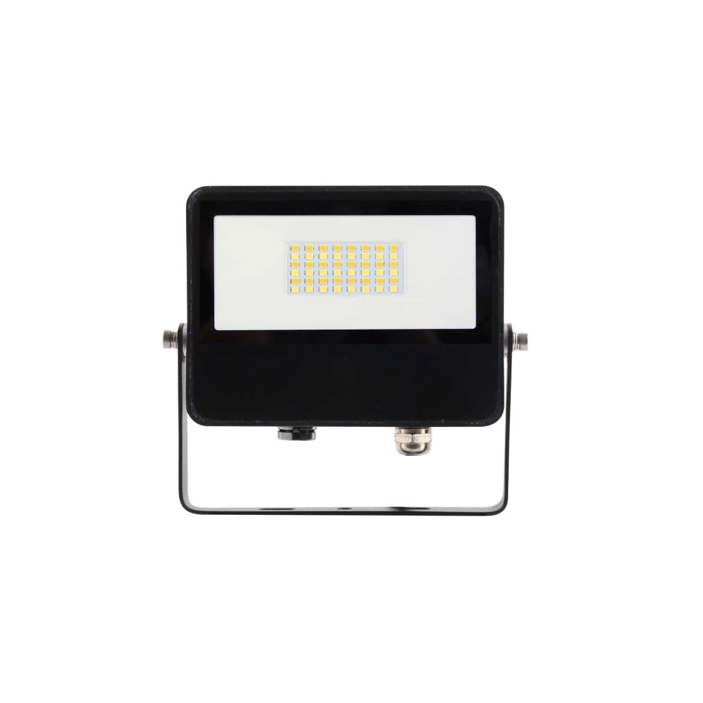 Sky Proiettore LED da Esterno 30W con Tecnologia Switch Selezione Temperatura Colore 3000K/4000K/5000K Fascio 115º Finitura Nero Opaco IP65