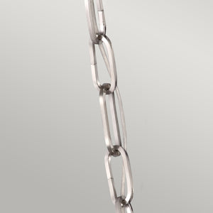 Sospensione Contemporanea Harrow Alluminio Nichel Lucido Vetro E27 D40,6Cm