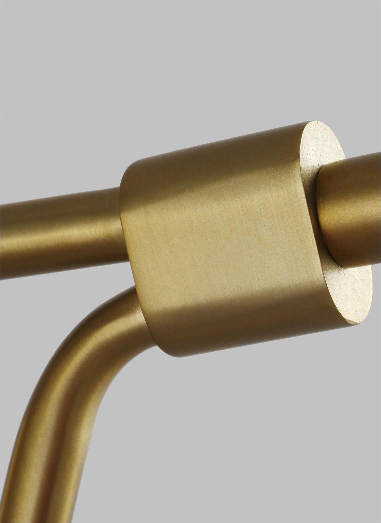 Applique Contemporanea Joan Acciaio Nero Mezzanotte Ottone Brunito 1 Luce E27