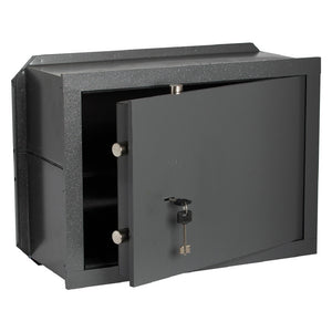 cassaforte con chiave '82010' cm 36 x 24 x 20 - 2 catenacci cod:ferx.3160402nlm