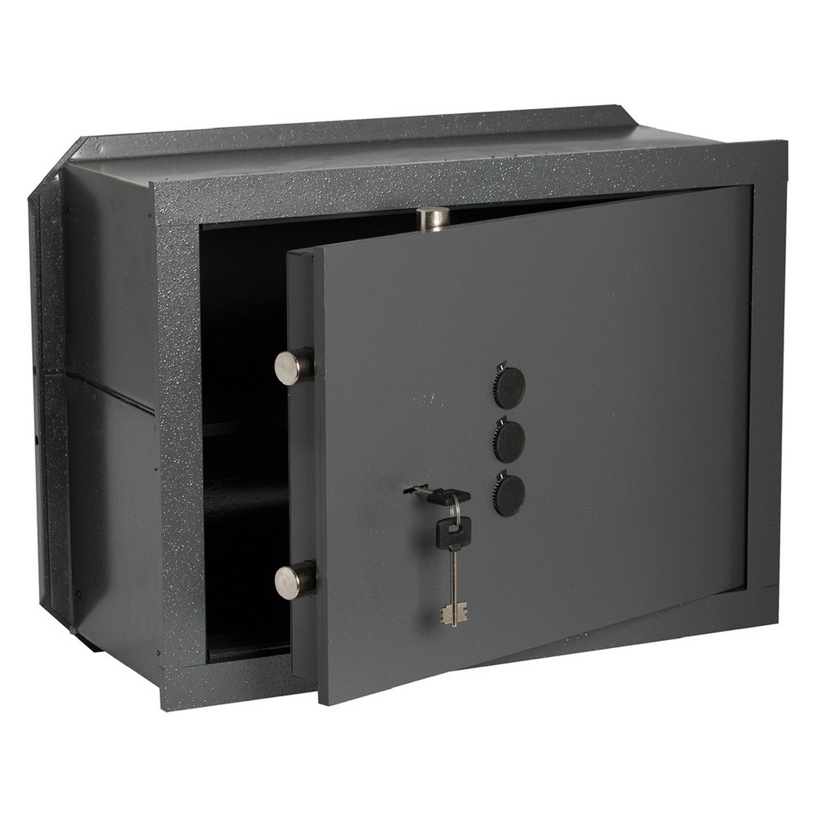 cassaforte con chiave e combinazione '82210' cm 36 x 49 x 25 - 4+2 catenacci cod:ferx.3160460nlm