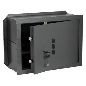 cassaforte con chiave e combinazione '82210' cm 36 x 49 x 25 - 4+2 catenacci cod:ferx.3160460nlm