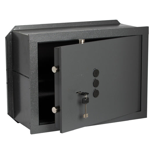 cassaforte con chiave e combinazione '82210' cm 36 x 49 x 25 - 4+2 catenacci cod:ferx.3160460nlm