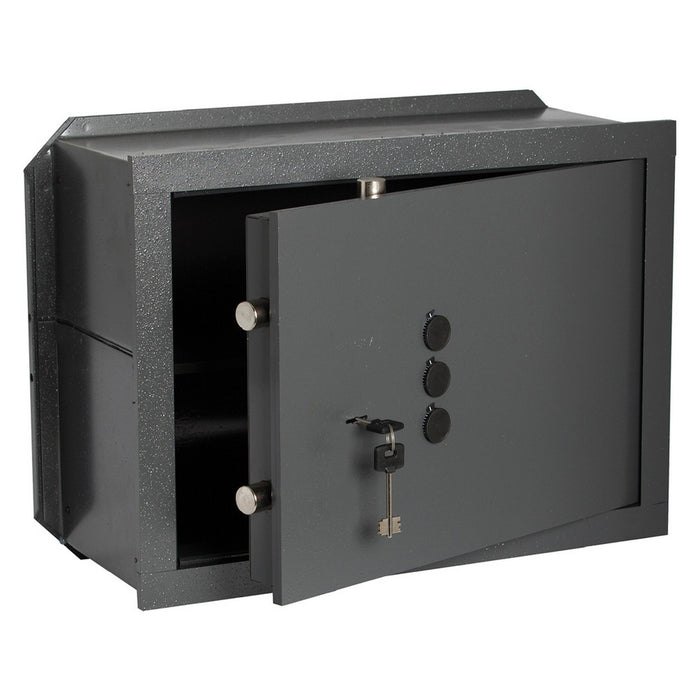 cassaforte con chiave e combinazione '82210' cm 36 x 49 x 25 - 4+2 catenacci cod:ferx.3160460nlm