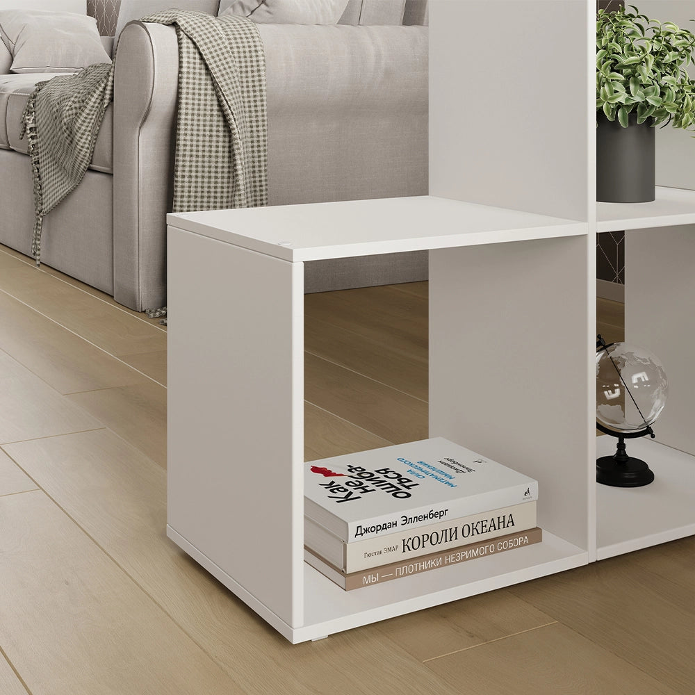 Vicco Scaffale per scale Bianco 138 x 143 cm 10 scomparti