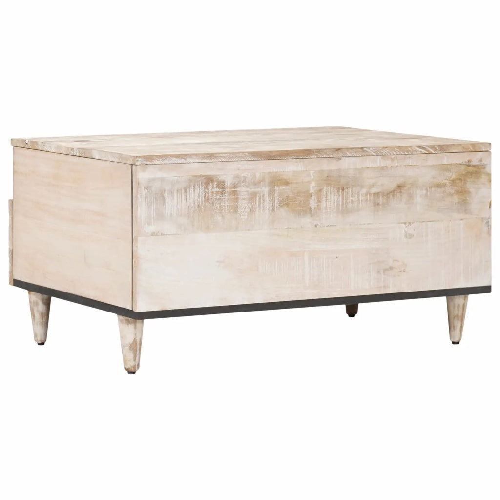 Tavolino da salotto con cassetto Bianco 80 x 54 x 40 cm 4018381