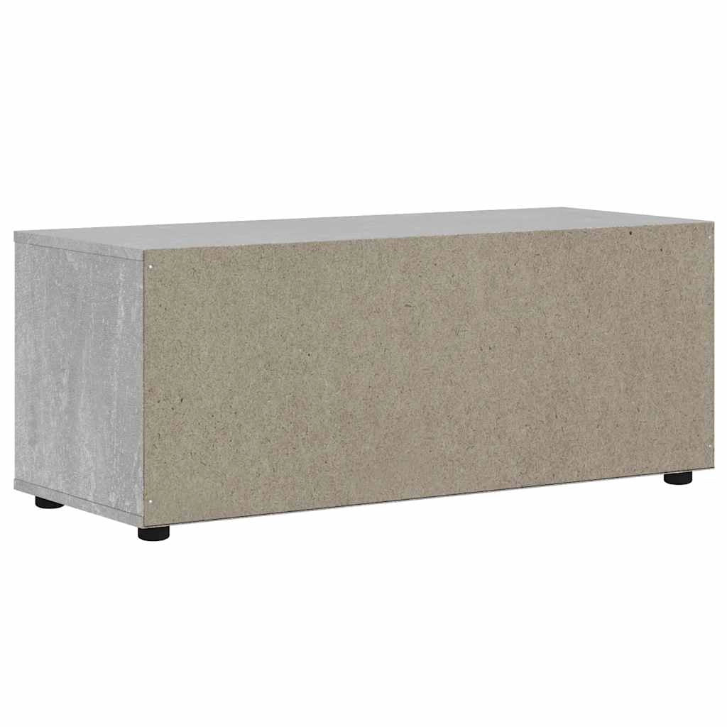 Mobile TV a parete con ampio spazio di archiviazione 100 x 40 x 38 cm stile moderno legno ingegnerizzato grigio cemento 02_0058335
