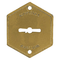 mostrina esterna art.95223 finitura ottonata cod:ferx.301540nlm