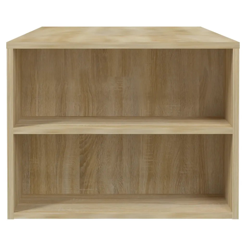 Tavolino da Salotto Rovere Sonoma 102x55x42cm Legno Compensato cod mxl 29724
